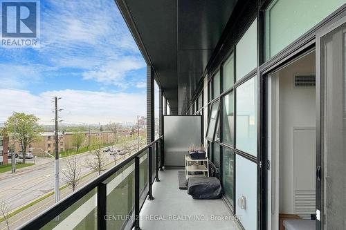 310 - 50 George Butchart Drive, Toronto, ON -  With Balcony With View With Exterior