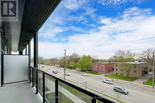 310 - 50 George Butchart Drive, Toronto, ON - Outdoor With Balcony With View