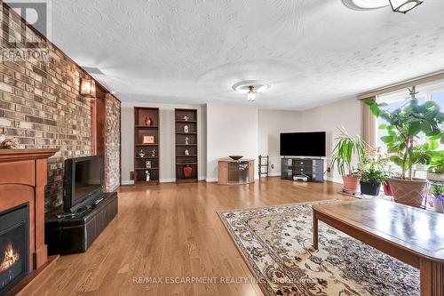 79 Eastbury Drive, Hamilton, ON - Indoor Photo Showing Living Room With Fireplace