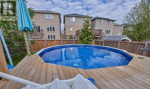 123 Vinton Road, Hamilton, ON - Outdoor With Above Ground Pool With Deck Patio Veranda With Backyard With Exterior