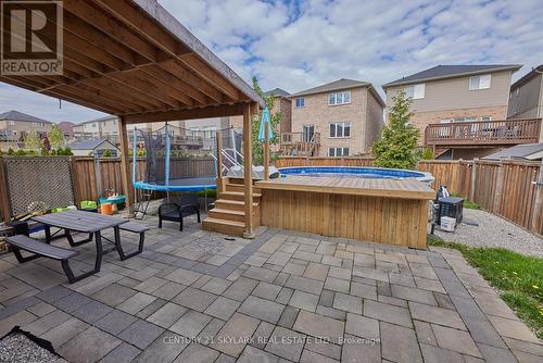 123 Vinton Road, Hamilton, ON - Outdoor With Above Ground Pool With Deck Patio Veranda With Exterior