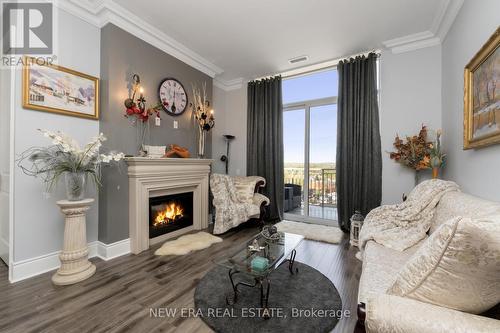 Ph11 - 10101 Yonge Street, Richmond Hill, ON - Indoor Photo Showing Living Room With Fireplace