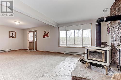 853 Shanick Road W, Marmora And Lake, ON - Indoor With Fireplace