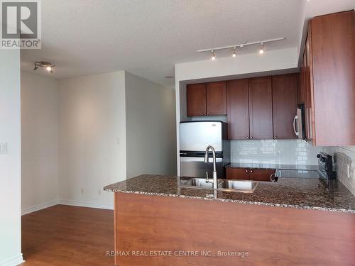 3006 - 3525 Kariya Drive, Mississauga, ON - Indoor Photo Showing Kitchen With Double Sink