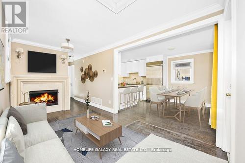 38 Montcalm Avenue, Toronto, ON - Indoor Photo Showing Living Room With Fireplace