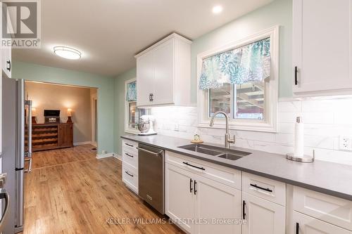 44 Tweedsmuir Avenue, London, ON - Indoor Photo Showing Kitchen With Double Sink With Upgraded Kitchen