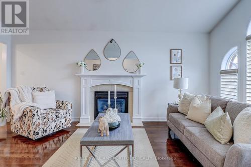 59 Searell Avenue, Ajax, ON - Indoor Photo Showing Living Room With Fireplace