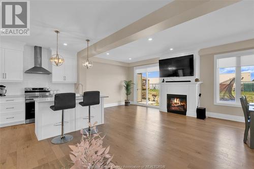 144 Lane Street, Essex, ON - Indoor With Fireplace