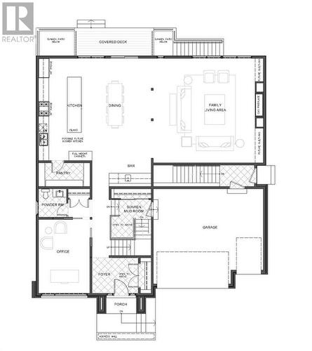 Example of main level layout. Floorplan may change without notice - 836 Hare Avenue, Ottawa, ON - Other