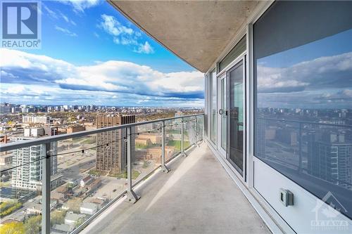 805 Carling Avenue Unit#3101, Ottawa, ON - Outdoor With Balcony With View With Exterior