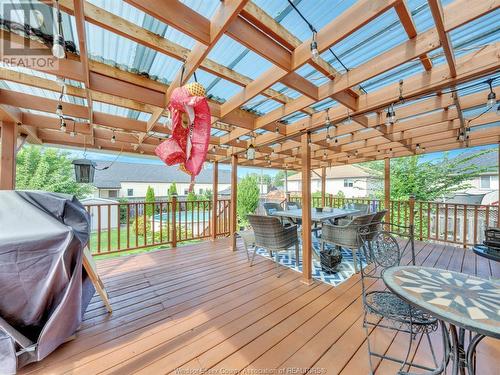 1840 St. Christopher Court, Windsor, ON - Outdoor With Deck Patio Veranda With Exterior