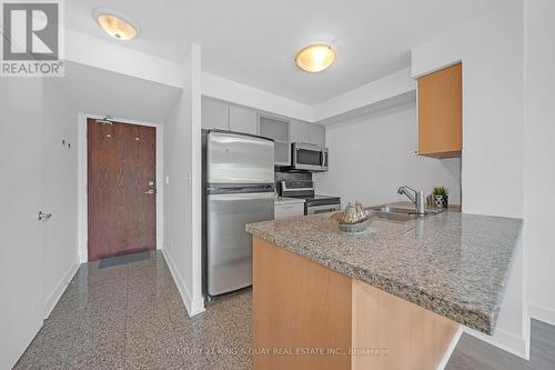 303 - 16 Harrison Garden Boulevard, Toronto, ON - Indoor Photo Showing Kitchen With Stainless Steel Kitchen