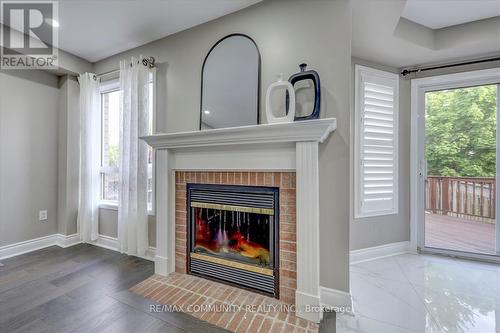 27 Merchant Avenue, Whitby, ON - Indoor Photo Showing Living Room With Fireplace