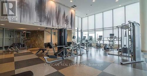 2302 - 205 Sherway Gardens Road, Toronto, ON - Indoor Photo Showing Gym Room