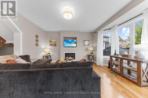 38 Sweetner Drive, Whitchurch-Stouffville, ON - Indoor Photo Showing Living Room With Fireplace
