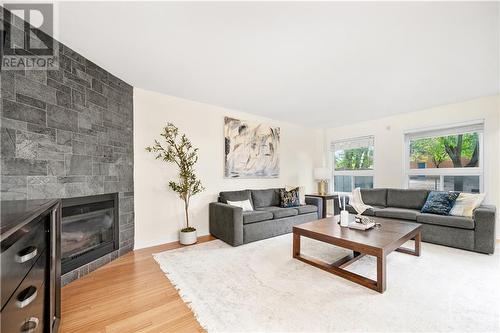54 Bannock Crescent, Ottawa, ON - Indoor Photo Showing Living Room With Fireplace