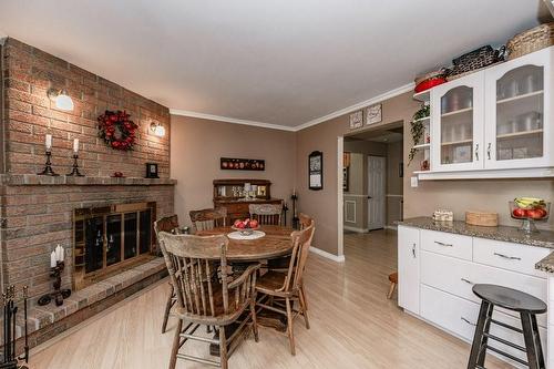 1503 Kenilworth Crescent, Oakville, ON - Indoor Photo Showing Dining Room With Fireplace