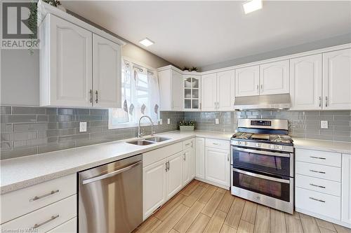 301 Scott Road, Cambridge, ON - Indoor Photo Showing Kitchen With Double Sink