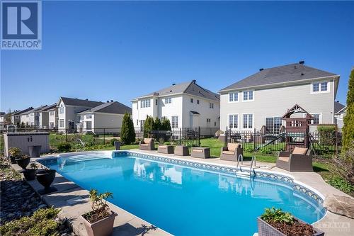 314 Centerra Court, Ottawa, ON - Outdoor With In Ground Pool With Backyard With Exterior