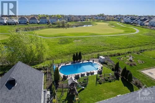 314 Centerra Court, Ottawa, ON - Outdoor With In Ground Pool With View