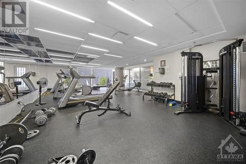 40 Nepean Street Unit#1807, Ottawa, ON - Indoor Photo Showing Gym Room