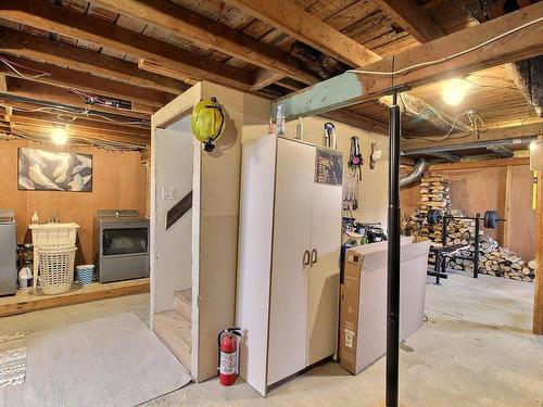 Cellar/Cold room - 105 Rg Des Montagnes, La Corne, QC - Indoor Photo Showing Basement