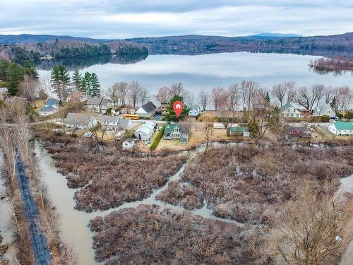 Aerial photo - 32 Rue Des Érables, Hatley - Municipalité, QC - Outdoor With Body Of Water With View