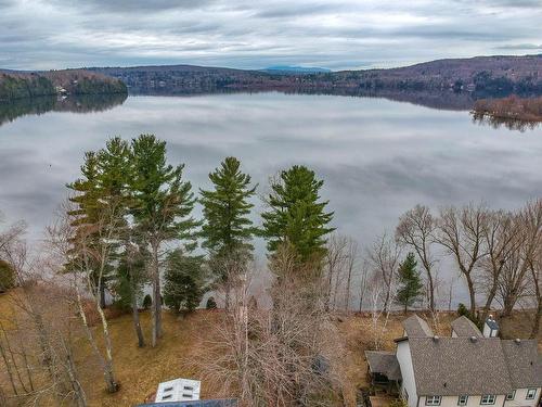 Aerial photo - 32 Rue Des Érables, Hatley - Municipalité, QC - Outdoor With Body Of Water With View