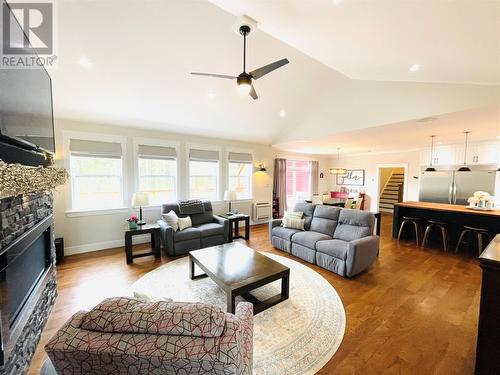 30 Edgewater Lane, Torbay, NL - Indoor Photo Showing Living Room With Fireplace