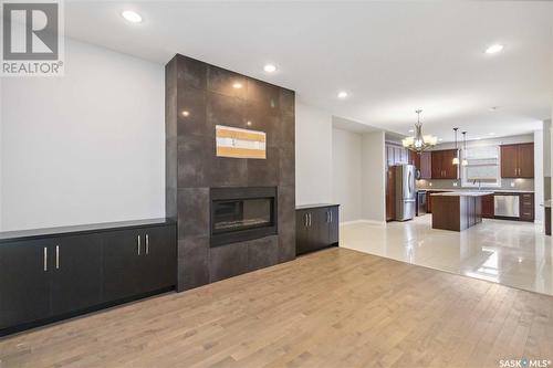 738 4Th Street, Saskatoon, SK - Indoor With Fireplace
