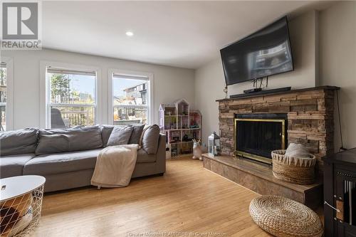 508 Gorge Rd, Moncton, NB - Indoor Photo Showing Living Room With Fireplace