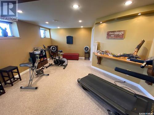 2 Aspen Place, Yorkton, SK - Indoor Photo Showing Gym Room