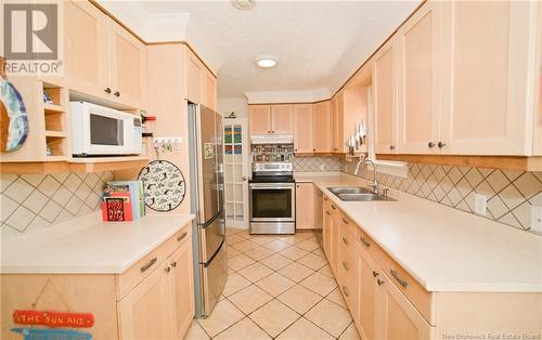 26 Birchcroft Drive, Fredericton, NB - Indoor Photo Showing Kitchen With Double Sink