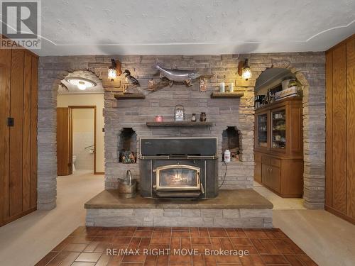 6178 Sheba Drive, Ramara, ON - Indoor With Fireplace