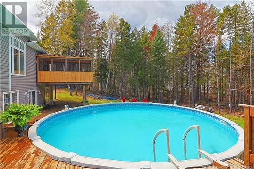 39 Country Wood Lane, Fredericton, NB - Outdoor With Above Ground Pool