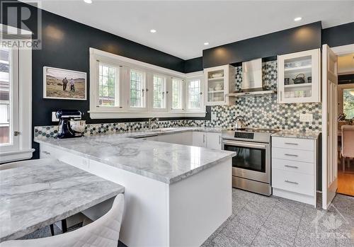555 Island Park Drive, Ottawa, ON - Indoor Photo Showing Kitchen With Upgraded Kitchen