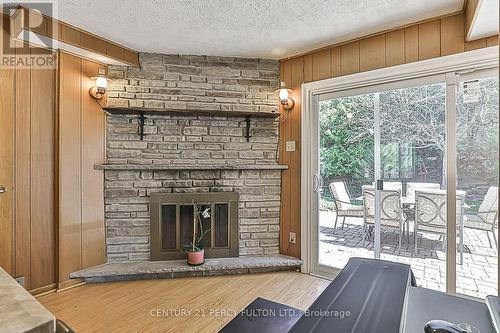 23 Goodview Road N, Toronto, ON - Indoor Photo Showing Living Room With Fireplace
