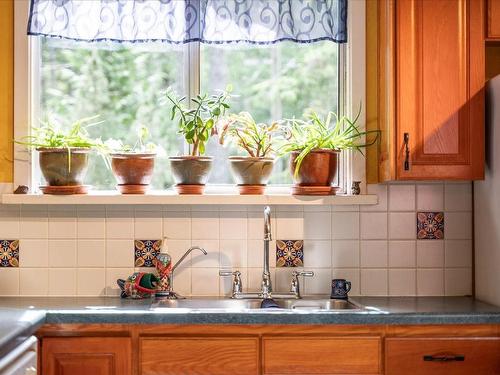 694 Dogwood Cres, Gabriola Island, BC - Indoor Photo Showing Kitchen With Double Sink