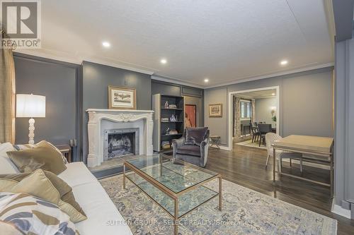 1920 Richmond Street, London, ON - Indoor Photo Showing Living Room With Fireplace