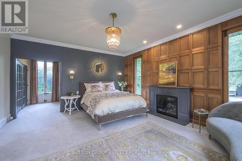 1920 Richmond Street, London, ON - Indoor Photo Showing Bedroom With Fireplace