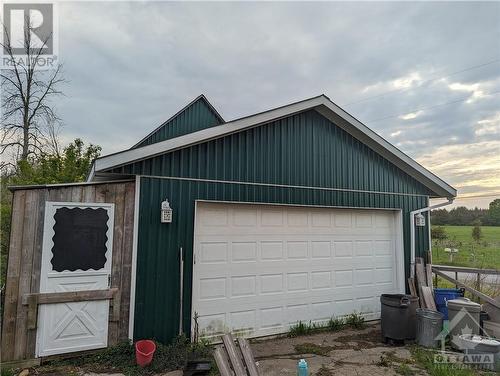Great Garage space Measuring 22 X 53 with second storey loft space - 11529 Highway 15 Highway, Montague, ON - Outdoor With Exterior