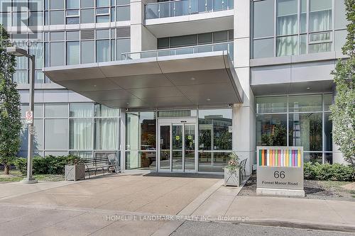 907 - 66 Forest Manor Road, Toronto, ON - Outdoor With Balcony