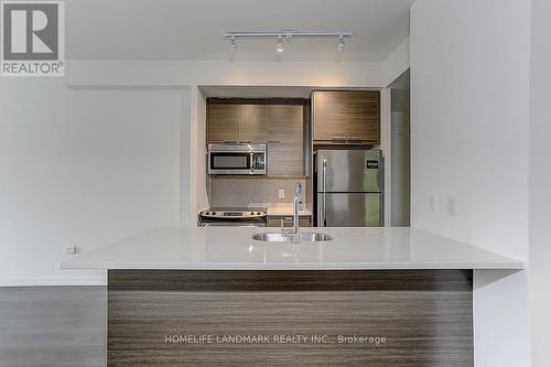 907 - 66 Forest Manor Road, Toronto, ON - Indoor Photo Showing Kitchen With Double Sink