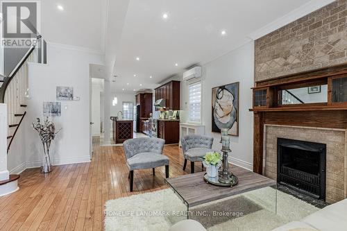83 Hollywood Crescent, Toronto, ON - Indoor Photo Showing Living Room With Fireplace