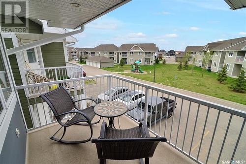 4111 E Green Apple Drive, Regina, SK - Outdoor With Balcony With Exterior
