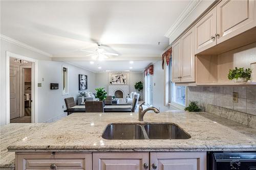 24 Bosna Court, Hamilton, ON - Indoor Photo Showing Kitchen With Double Sink