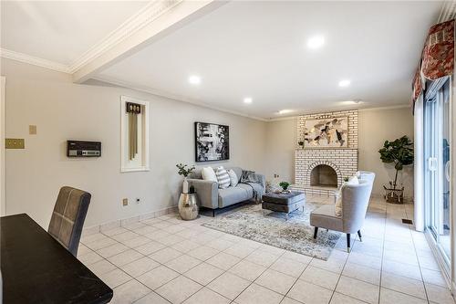 24 Bosna Court, Hamilton, ON - Indoor With Fireplace