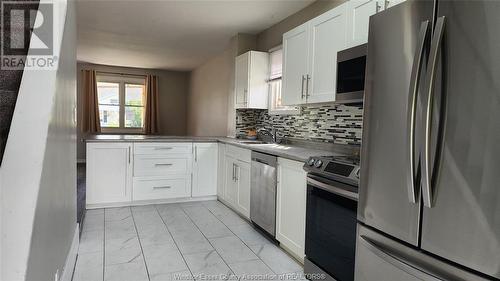 1521 Bernard, Windsor, ON - Indoor Photo Showing Kitchen With Double Sink With Upgraded Kitchen