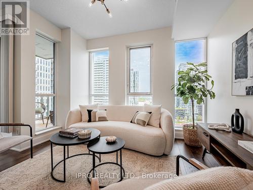 1312 - 55 Regent Park Boulevard, Toronto, ON - Indoor Photo Showing Living Room