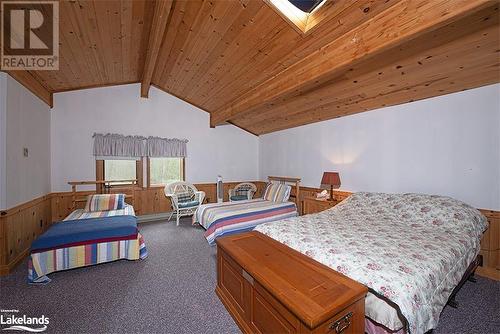 Bedroom Loft - 620 Island 180 Shores, Port Severn, ON - Indoor Photo Showing Bedroom